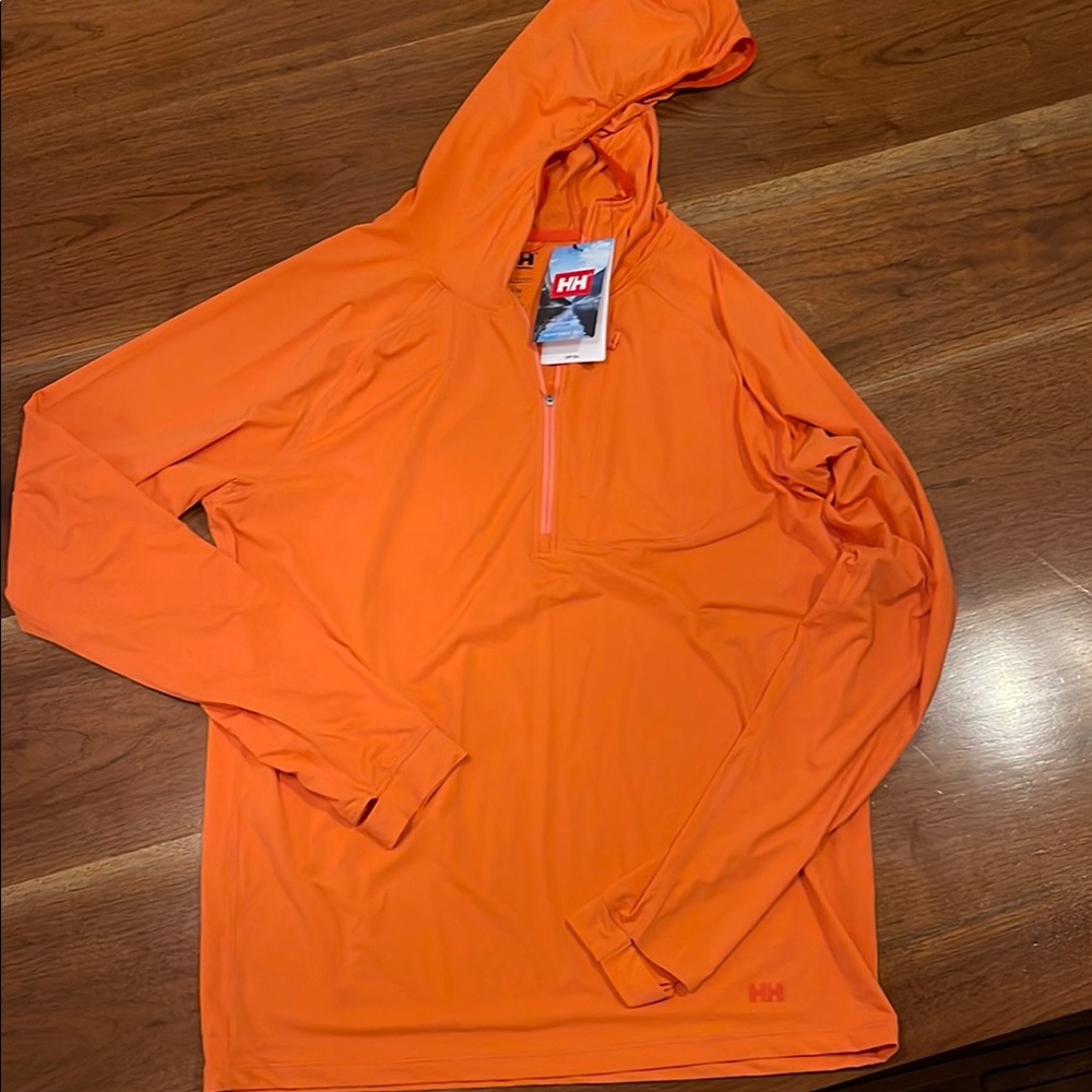 Helly Hansen Orange Performance Jacket with Hood